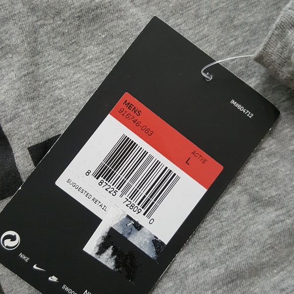 Nike Train Gain Repeat Heather Gray T-Shirt Men L - Picture 4 of 4